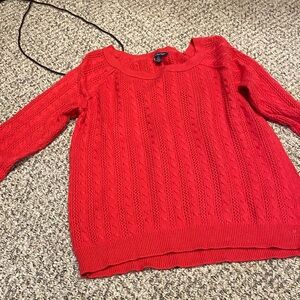 American Eagle Outfitters Hot Pink Knit Sweater